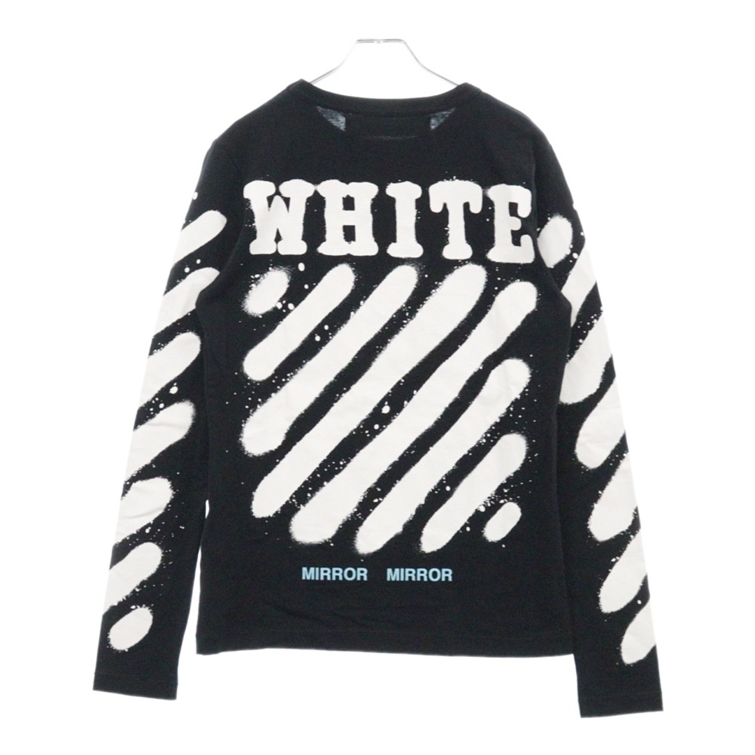 Off-White - OFF-WHITE オフホワイト 17SS Diag Spray L/S T Off-White - OFF-WHITE オフホワイト 17SS Diag Spray L/S T