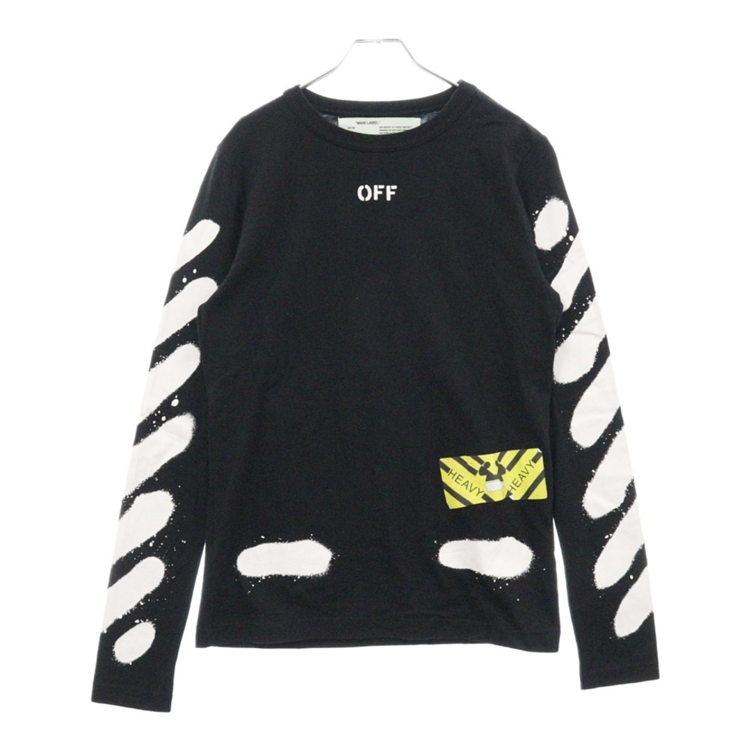 Off-White - OFF-WHITE オフホワイト 17SS Diag Spray L/S T Off-White - OFF-WHITE オフホワイト 17SS Diag Spray L/S T