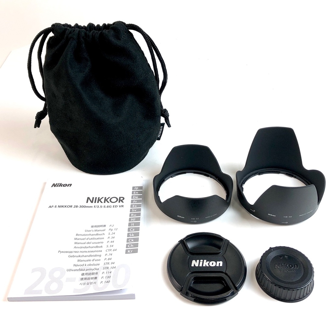 ニコン AF-S NIKKOR 28-300mm F3.5-5.6G ED VR 中古の通販 by ニコン AF-S NIKKOR 28-300mm F3.5-5.6G ED VR 中古の通販 by