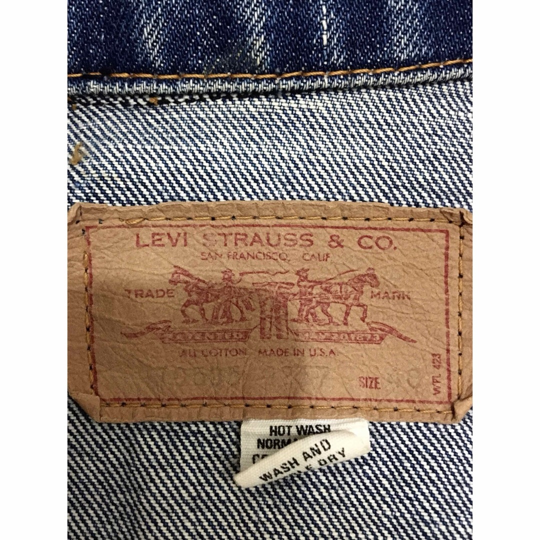 Levi's - 【初期557型】極上 真紺 ビッグE 40 70505 60-70年代 Levi's - 【初期557型】極上 真紺 ビッグE 40 70505 60-70年代