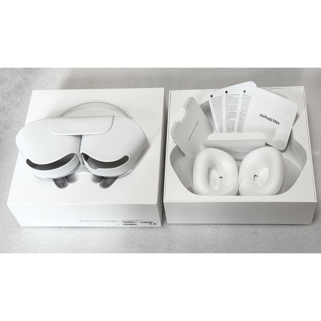 Apple - Apple保証付き 2024年6月購入品 AirPods Max Silverの Apple - Apple保証付き 2024年6月購入品 AirPods Max Silverの