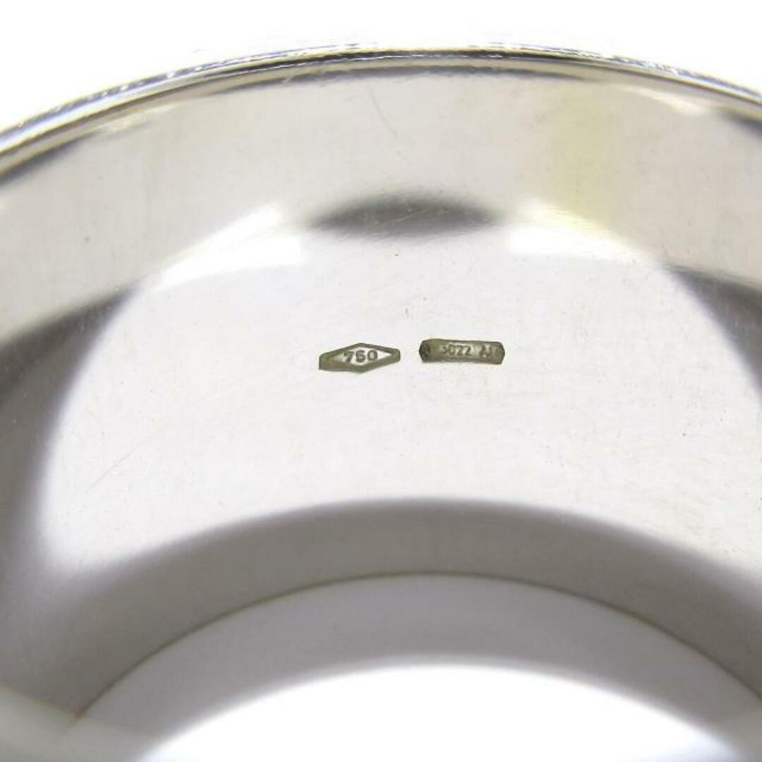 GUCCI - GUCCI(グッチ) リング 14 アイコンワイド K18WG 総重量 GUCCI - GUCCI(グッチ) リング 14 アイコンワイド K18WG 総重量