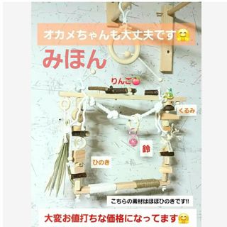 バードアスレチック3way♪ ハンドメイド 流木 バードジムの通販 バードアスレチック3way♪ ハンドメイド 流木 バードジムの通販