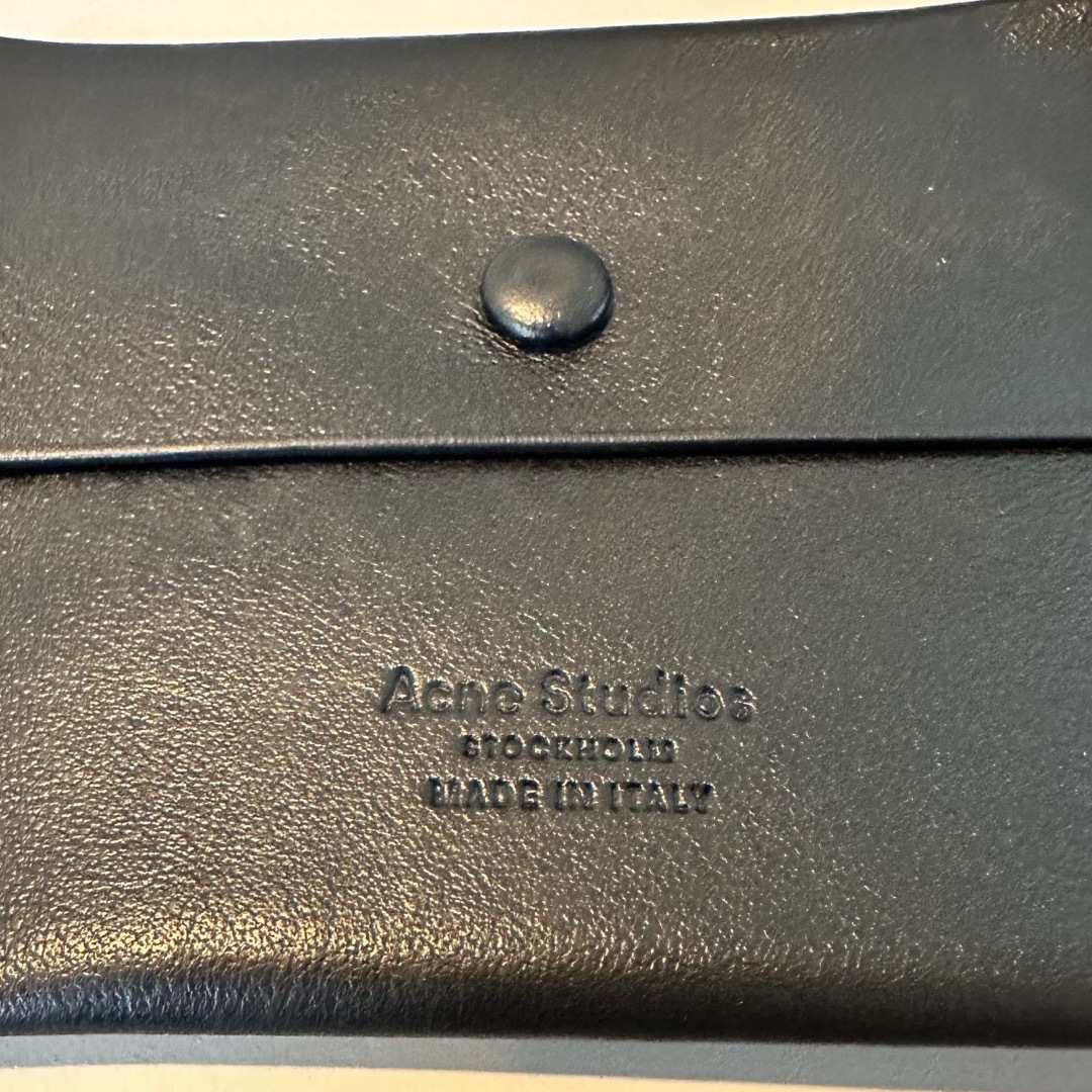 Acne Studios - Acne Studios レザー製三つ折りウォレットの通販 Acne Studios - Acne Studios レザー製三つ折りウォレットの通販