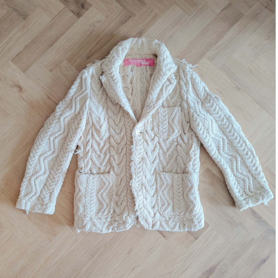 JUNYA WATANABE MAN - JUNYA WATANABE MAN PINK ニット JUNYA WATANABE MAN - JUNYA WATANABE MAN PINK ニット