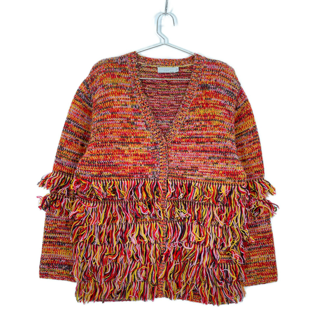 Stella McCartney - ステラマッカートニー マルチカラー フリンジカーディガン Stella McCartney - ステラマッカートニー マルチカラー フリンジカーディガン
