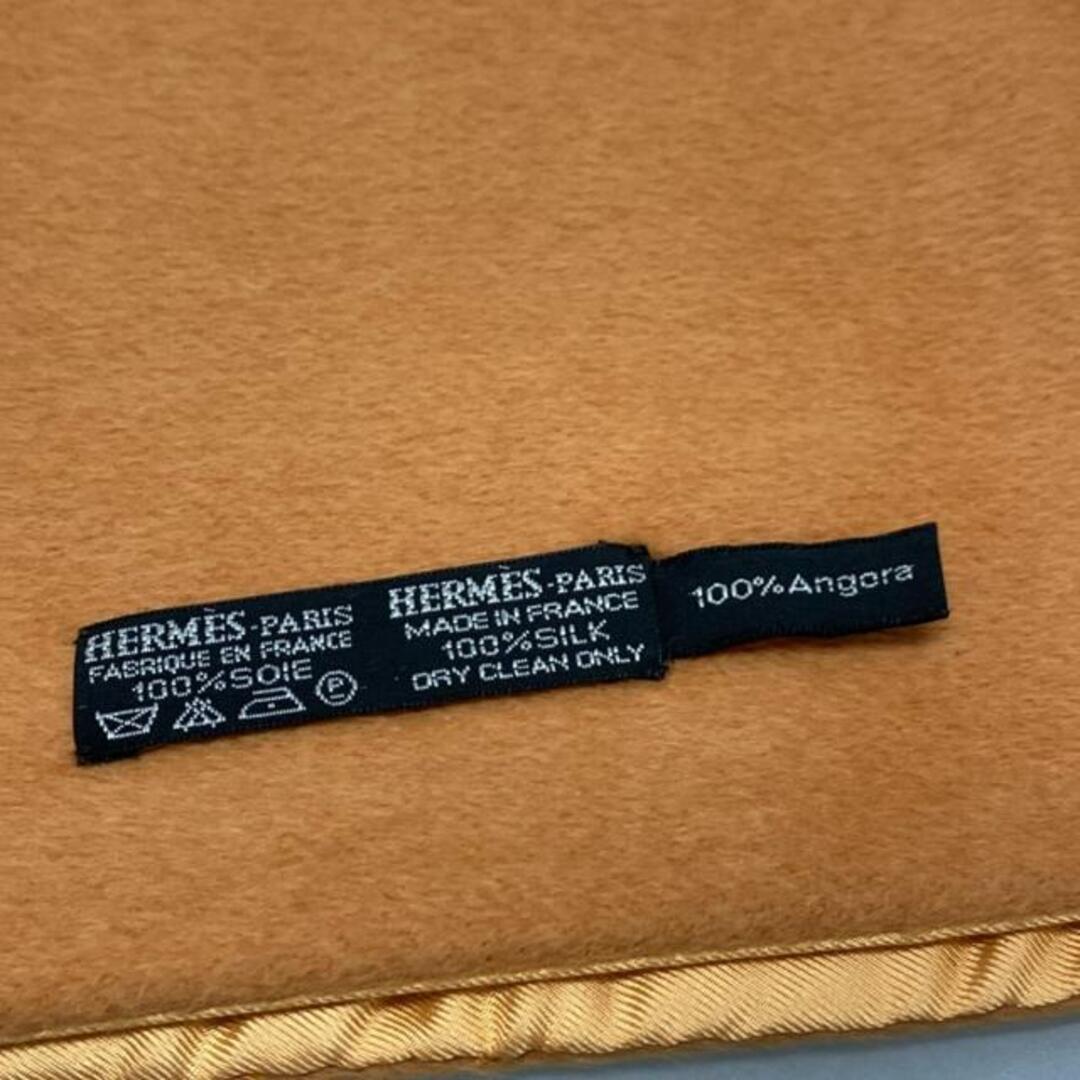 HERMES - HERMES(エルメス) マフラー - オレンジ 雪の結晶 HERMES - HERMES(エルメス) マフラー - オレンジ 雪の結晶