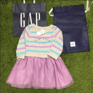 ベビーギャップ(babyGAP)の新品☆ベビーGAP、チュールワンピ(ワンピース)