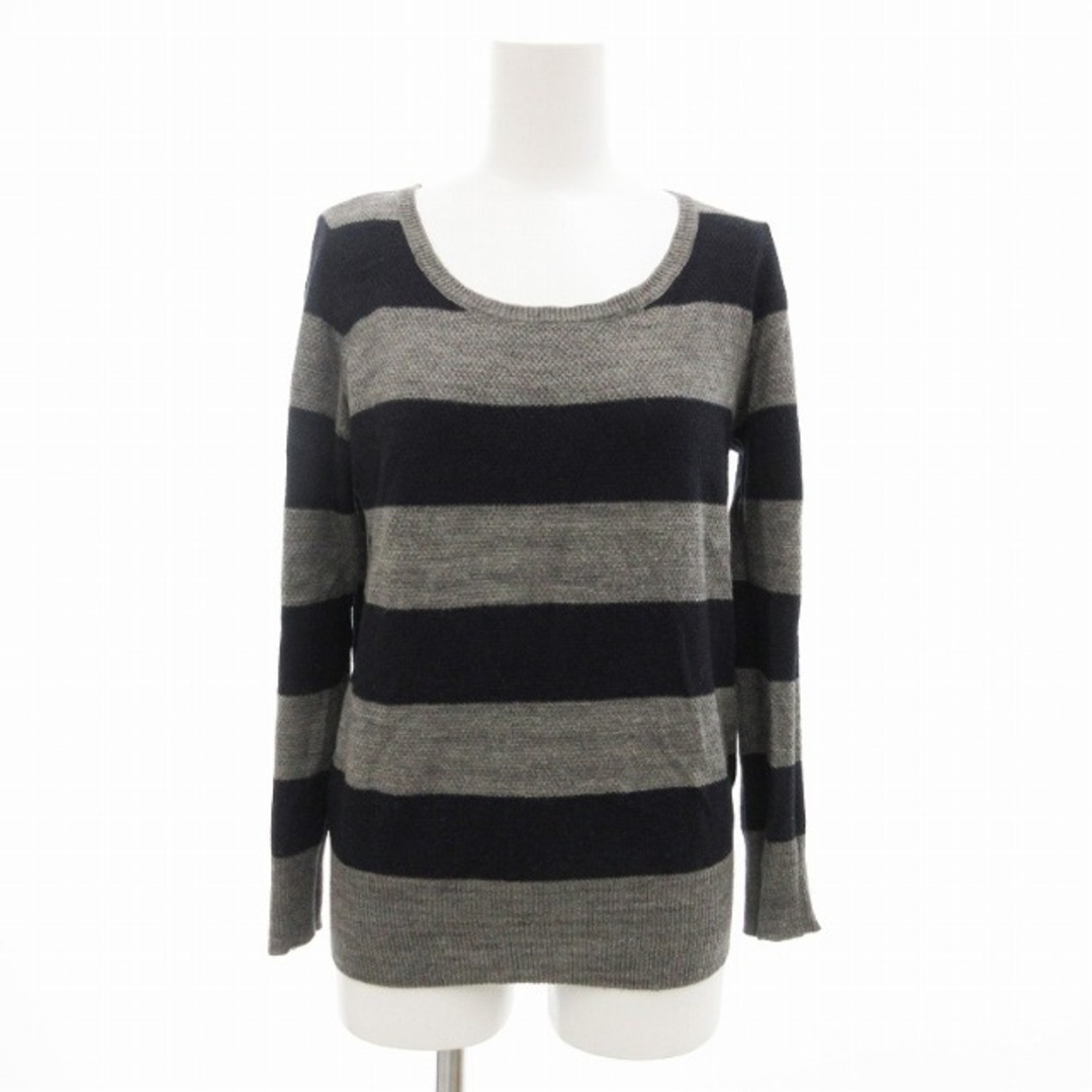 COMME CA ISM - コムサイズム ニット セーター ボーダー 長袖 M COMME CA ISM - コムサイズム ニット セーター ボーダー 長袖 M