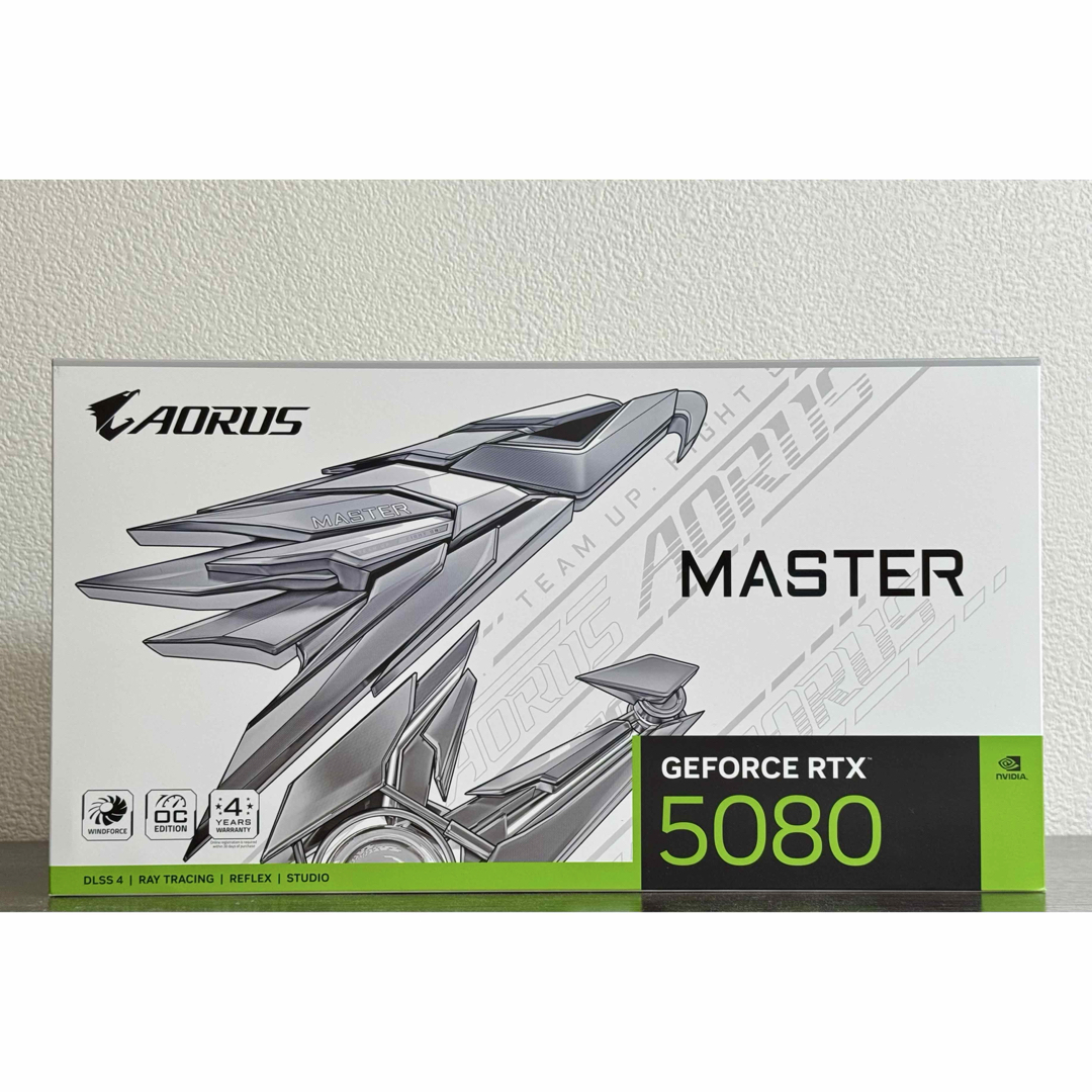 GIGABYTE - 未開封新品GIGABYTE RTX5080 AORUS MASTER ICEの通販 GIGABYTE - 未開封新品GIGABYTE RTX5080 AORUS MASTER ICEの通販