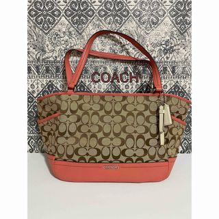コーチ(COACH)の【良品】COACH コーチ F23297 シグネチャー トートバッグ 肩掛け(トートバッグ)