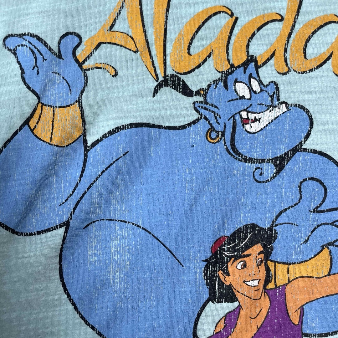 Disney - OLD Disney 半袖 リンガーTシャツ アラジン ジャスミン Disney - OLD Disney 半袖 リンガーTシャツ アラジン ジャスミン