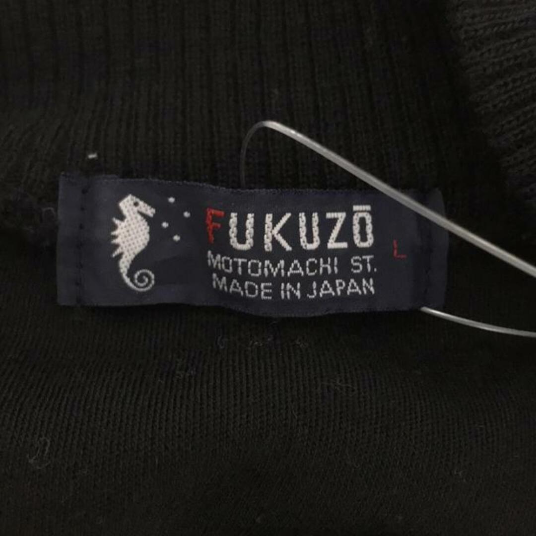 FUKUZO(フクゾー) ブルゾン サイズL レディース - 黒 長袖 FUKUZO(フクゾー) ブルゾン サイズL レディース - 黒 長袖