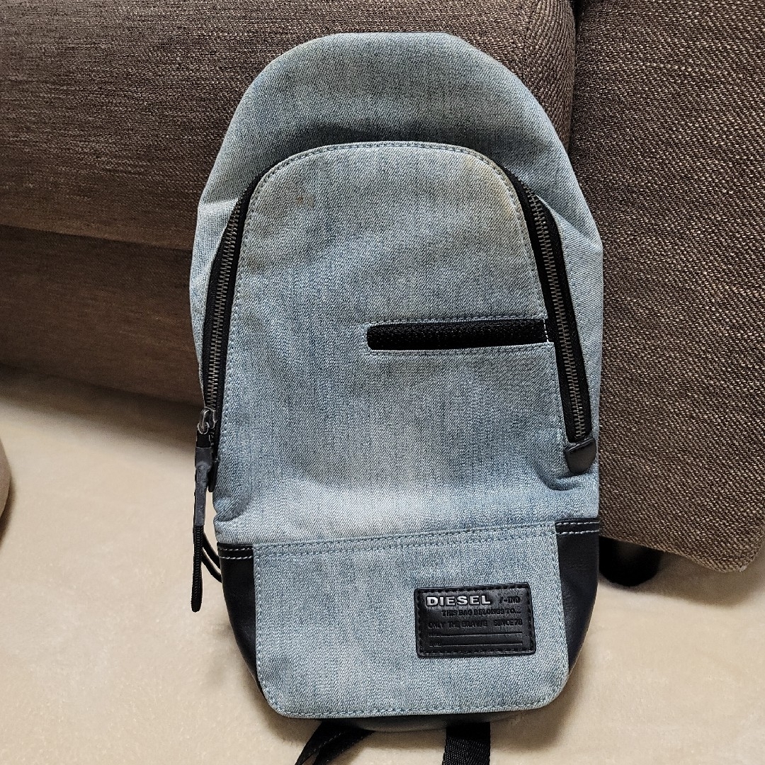 DIESEL - 【超オシャレ、弱A級品】DIESEL デニム ボディバッグの DIESEL - 【超オシャレ、弱A級品】DIESEL デニム ボディバッグの