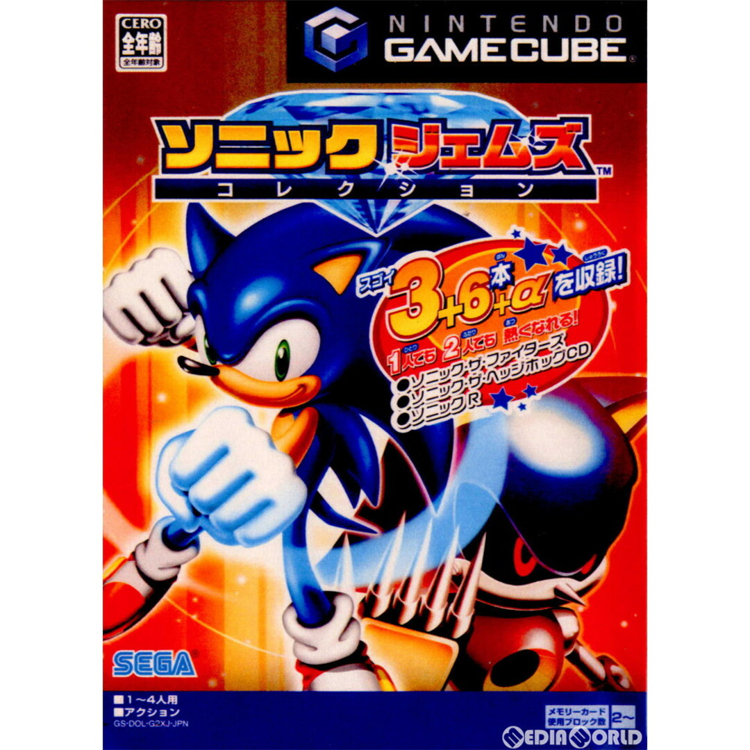 ゲームキューブ ソフト ソニック ジェムズ コレクション(Sonic Gems Collection) セガ エンタメ/ホビーのゲームソフト/ゲーム機本体(家庭用ゲームソフト)の商品写真