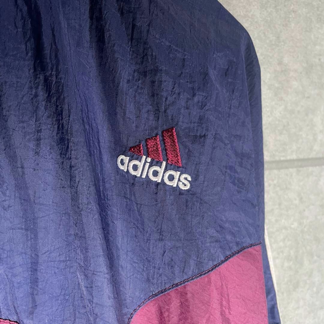 adidas - old adidas アノラックパーカー 万国旗タグ 90s 白 adidas - old adidas アノラックパーカー 万国旗タグ 90s 白