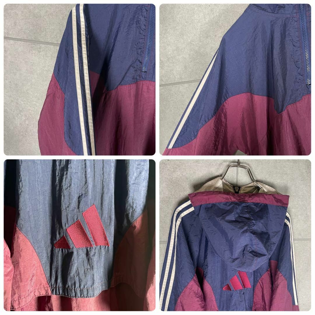adidas - old adidas アノラックパーカー 万国旗タグ 90s 白 adidas - old adidas アノラックパーカー 万国旗タグ 90s 白