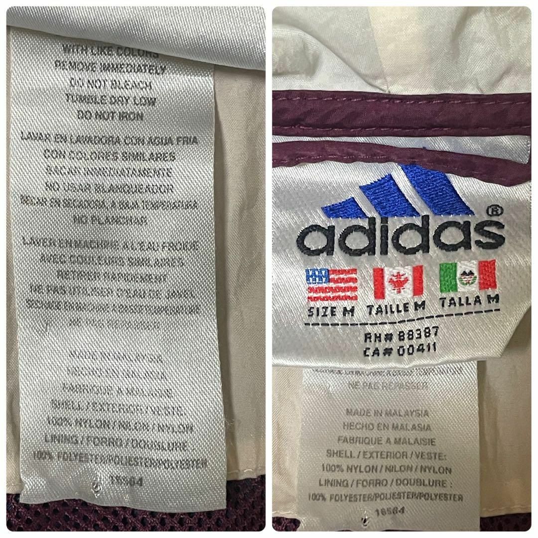 adidas - old adidas アノラックパーカー 万国旗タグ 90s 白 adidas - old adidas アノラックパーカー 万国旗タグ 90s 白