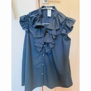 DOUBLE STANDARD CLOTHING - Sov. / プリーツフリルブラウス DOUBLE STANDARD CLOTHING - Sov. / プリーツフリルブラウス