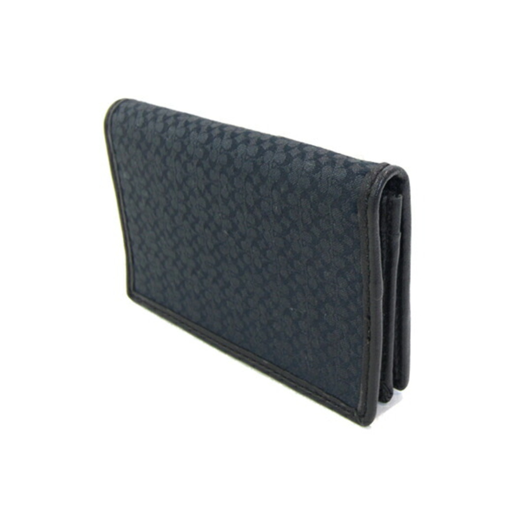 COACH - コーチ 名刺入れ シグネチャー ブラック ネイビー 中古 COACH - コーチ 名刺入れ シグネチャー ブラック ネイビー 中古