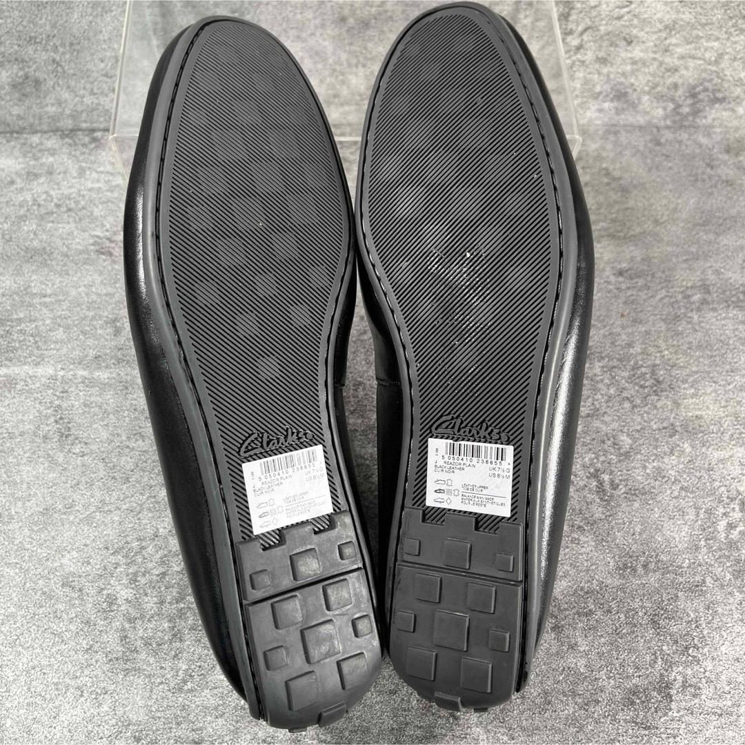 Clarks - 未使用級 Clarks クラークス レザー スリッポン 革靴 Clarks - 未使用級 Clarks クラークス レザー スリッポン 革靴