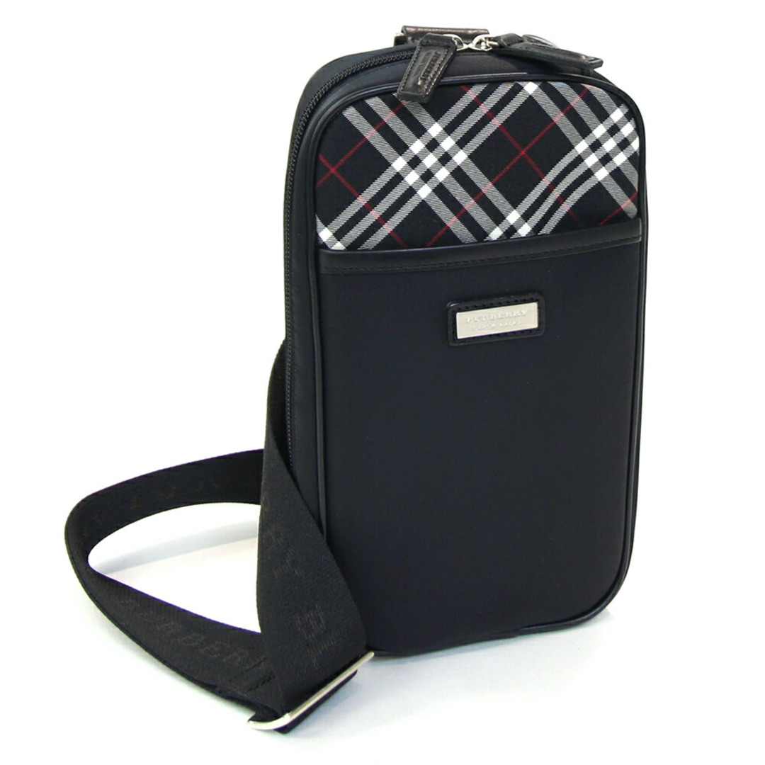 BURBERRY - バーバリー ブラックレーベル ボディバッグ ブラック BURBERRY - バーバリー ブラックレーベル ボディバッグ ブラック