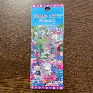 ハローキティ - 【あじさい】長崎ご当地キティストラップ ハローキティ - 【あじさい】長崎ご当地キティストラップ
