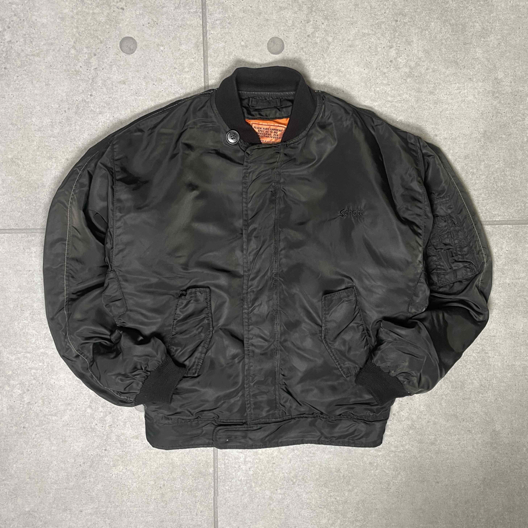 schott - Schott MA-1 フライトジャケット USA製 短丈 IDEAL schott - Schott MA-1 フライトジャケット USA製 短丈 IDEAL
