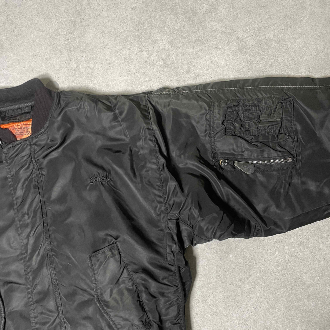 schott - Schott MA-1 フライトジャケット USA製 短丈 IDEAL schott - Schott MA-1 フライトジャケット USA製 短丈 IDEAL