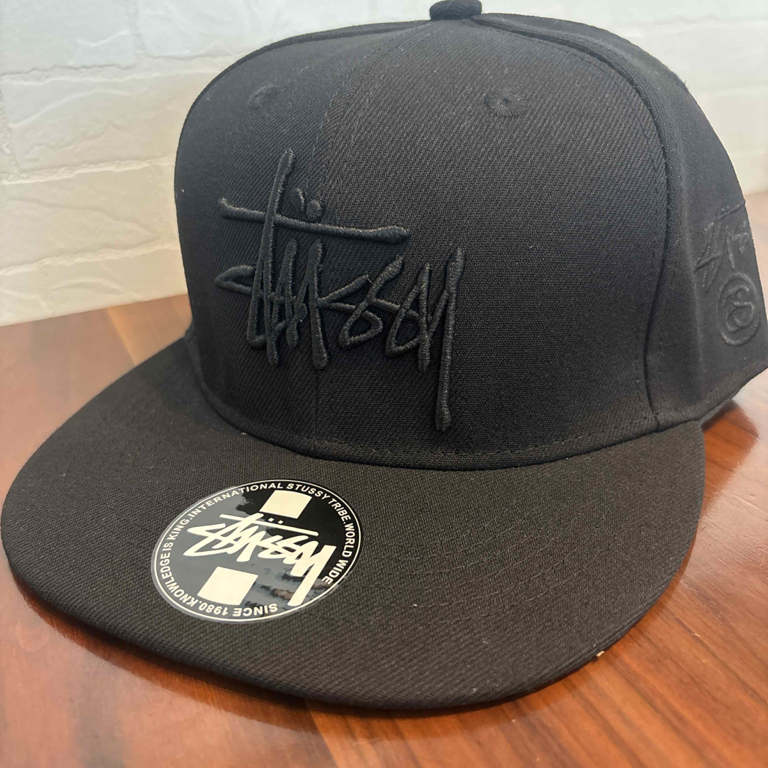 STUSSY - Stussy ブラック ベースボールキャップ 新品の通販 by STUSSY - Stussy ブラック ベースボールキャップ 新品の通販 by