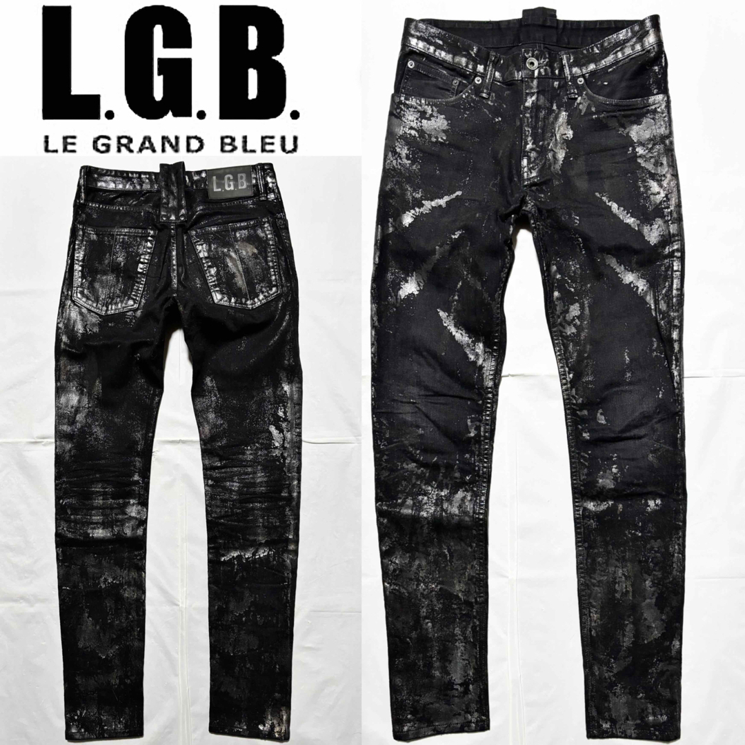 LGB - 新品 近い 美品 LGB ルグランブルー 加工 デニム 28 日本 LGB - 新品 近い 美品 LGB ルグランブルー 加工 デニム 28 日本