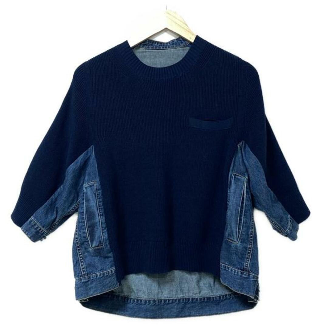 sacai - Sacai(サカイ) 長袖セーター サイズ1 S レディース美品 sacai - Sacai(サカイ) 長袖セーター サイズ1 S レディース美品