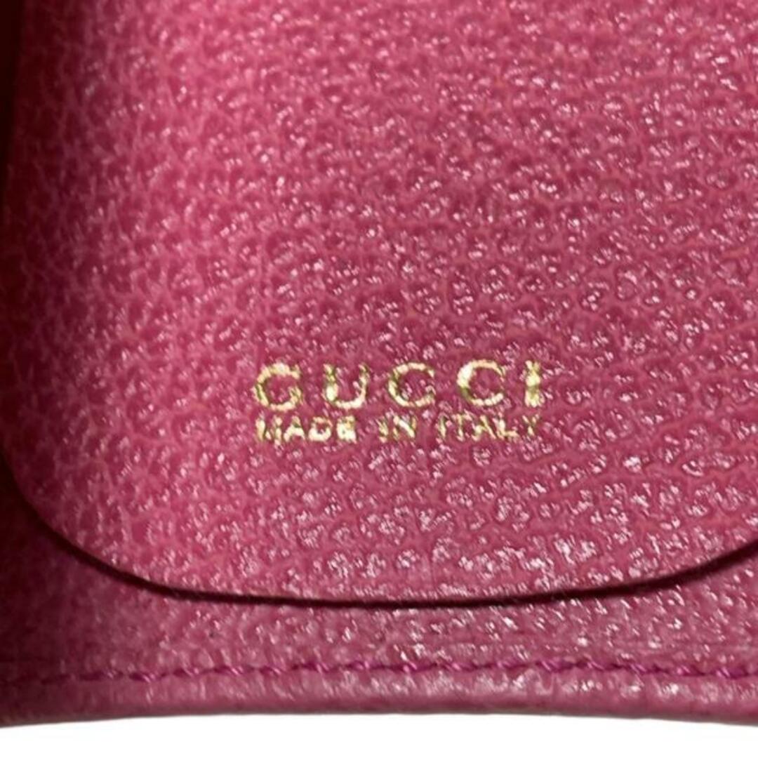 GUCCI - GUCCI(グッチ) キーケース バンブー マゼンタピンク 6連 GUCCI - GUCCI(グッチ) キーケース バンブー マゼンタピンク 6連