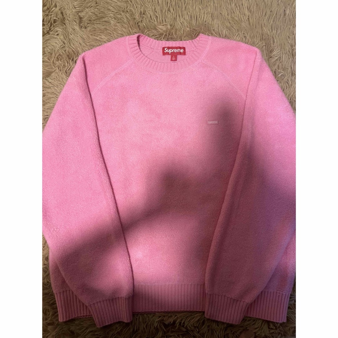 Supreme - Supreme Terry Small Box Sweater Pink Lの通販 by Supreme - Supreme Terry Small Box Sweater Pink Lの通販 by