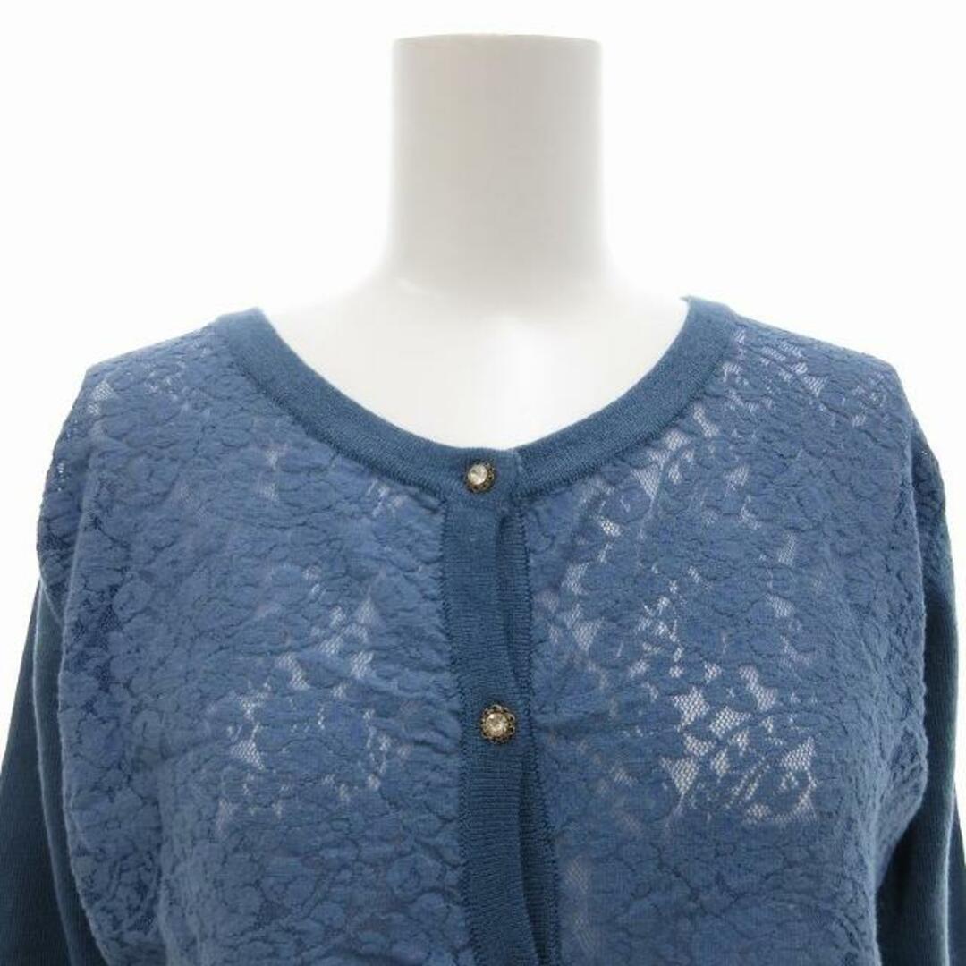 L'EST ROSE - レストローズ 美品 ニット カーディガン レース L'EST ROSE - レストローズ 美品 ニット カーディガン レース