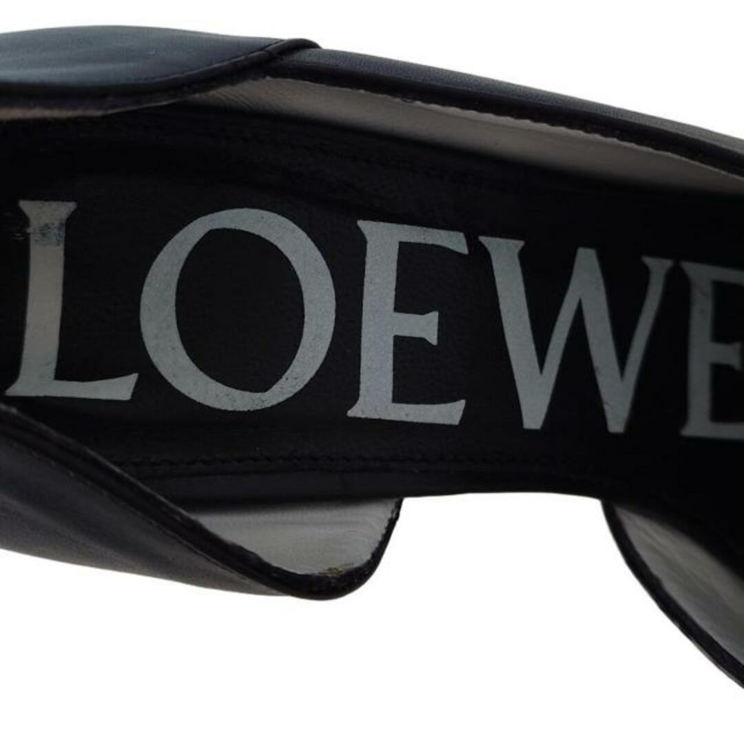 LOEWE - LOEWE(ロエベ) パンプス 36 レディース - 黒×ゴールド LOEWE - LOEWE(ロエベ) パンプス 36 レディース - 黒×ゴールド
