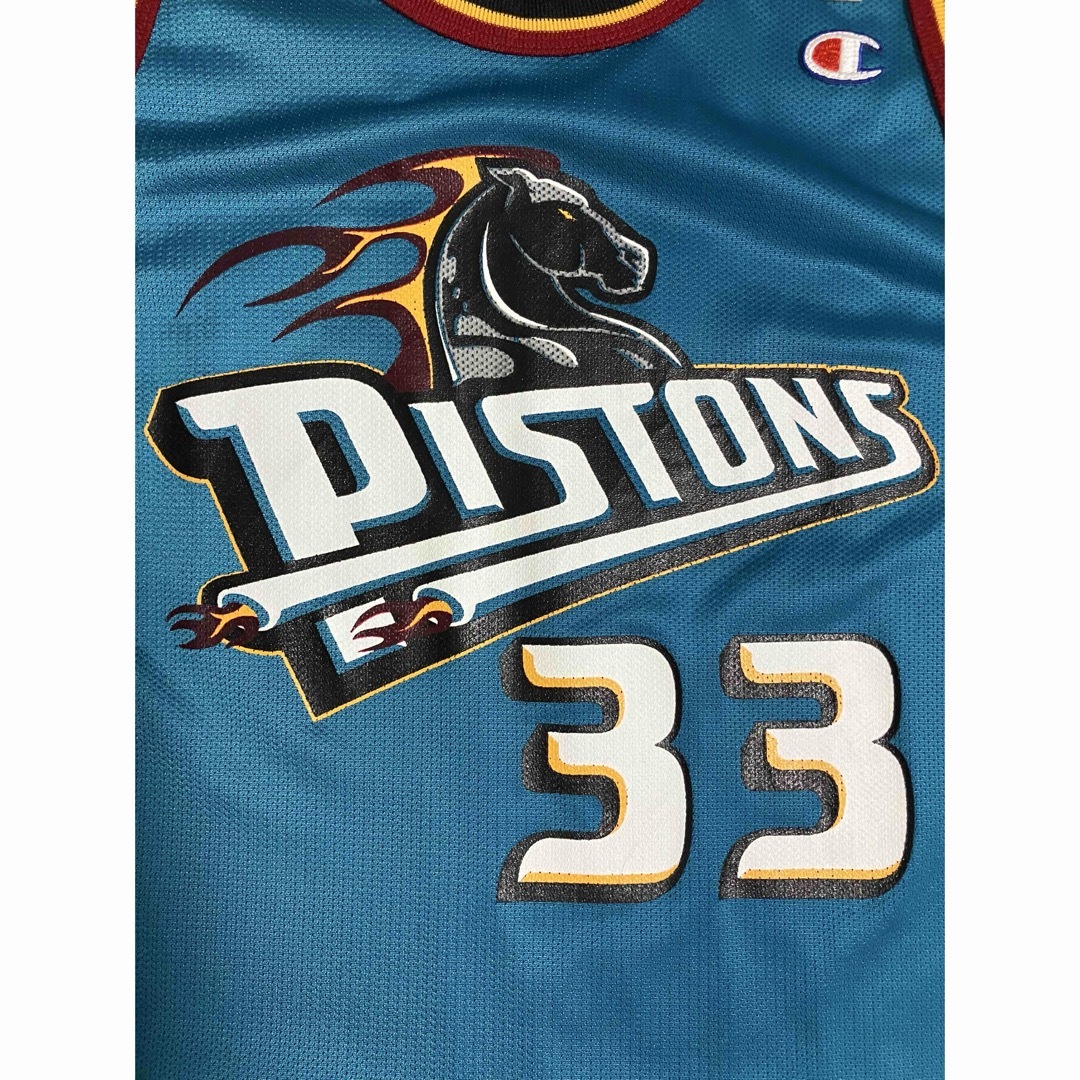 Champion - NBA ピストンズ #33 ユニフォーム 44(L)サイズ Champion - NBA ピストンズ #33 ユニフォーム 44(L)サイズ