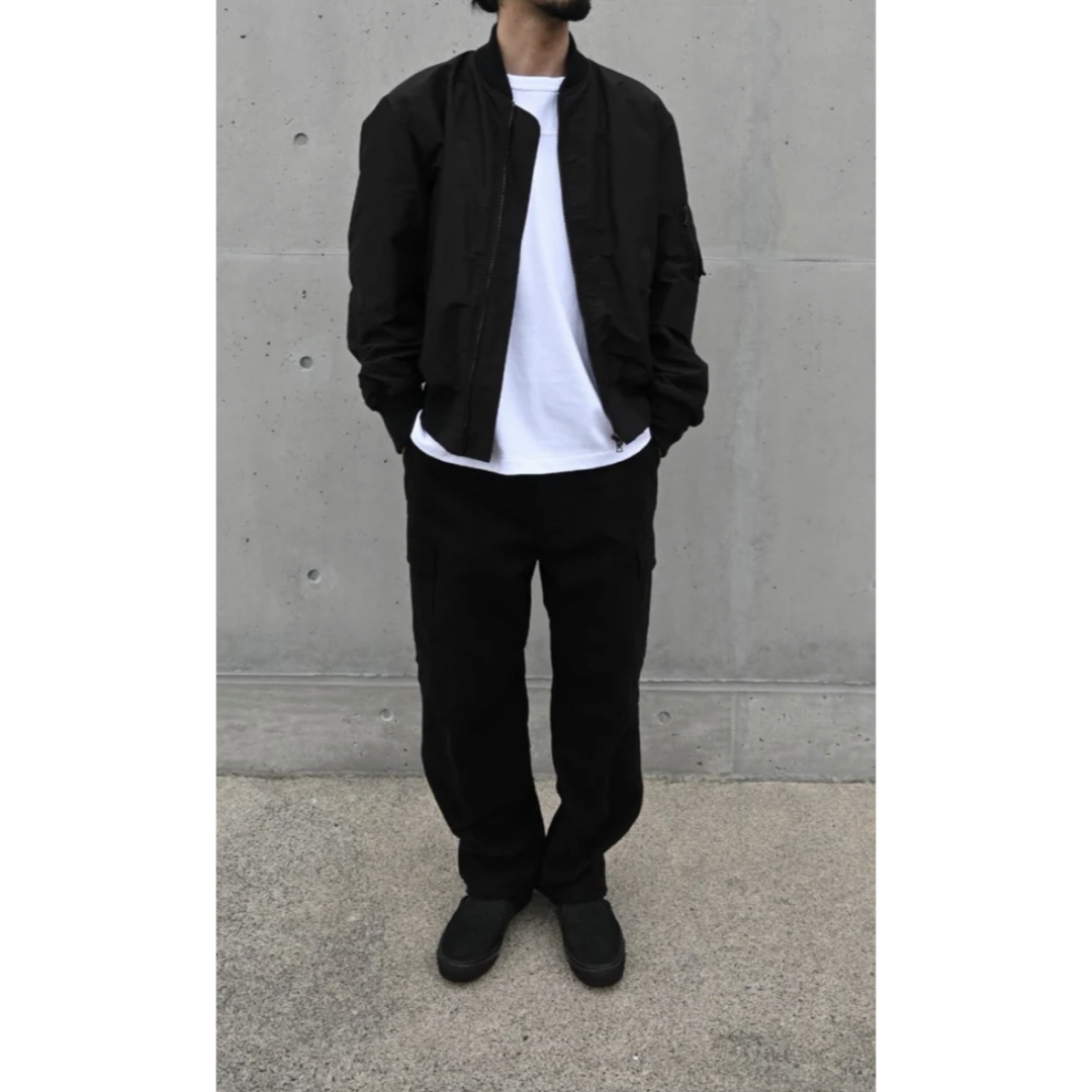 COMOLI - 【試着のみ】comoli 24ss コットンシルク MA-1 サイズ1 COMOLI - 【試着のみ】comoli 24ss コットンシルク MA-1 サイズ1