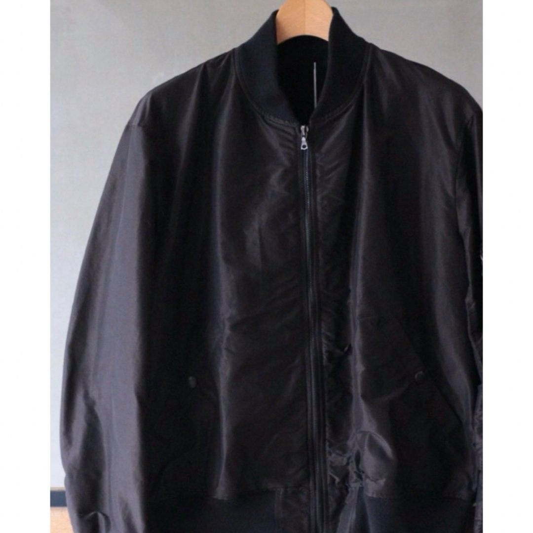 COMOLI - 【試着のみ】comoli 24ss コットンシルク MA-1 サイズ1 COMOLI - 【試着のみ】comoli 24ss コットンシルク MA-1 サイズ1