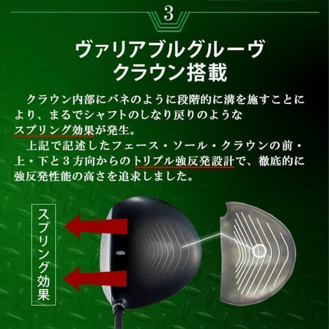 WORKS Golf - ☆新品 適合最強反発力 ダイナミクスドライバー WORKS Golf - ☆新品 適合最強反発力 ダイナミクスドライバー