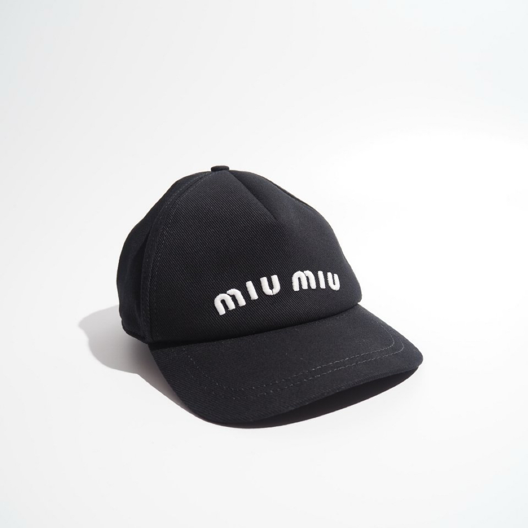 MIU MIU - miumiu ベースボールキャップの通販 by m&☺︎'s shop MIU MIU - miumiu ベースボールキャップの通販 by m&☺︎'s shop
