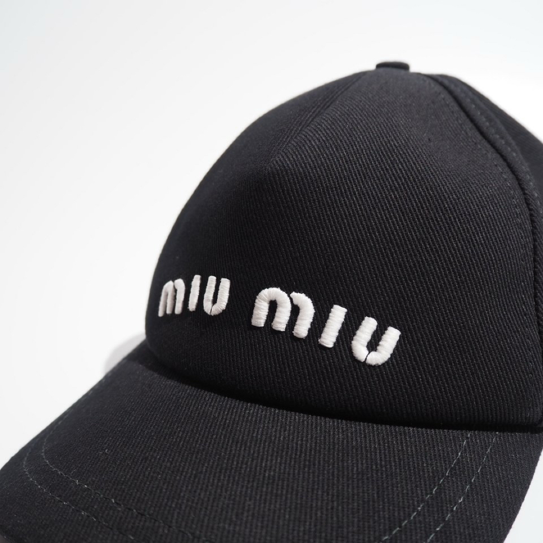 MIU MIU - miumiu ベースボールキャップの通販 by m&☺︎'s shop MIU MIU - miumiu ベースボールキャップの通販 by m&☺︎'s shop