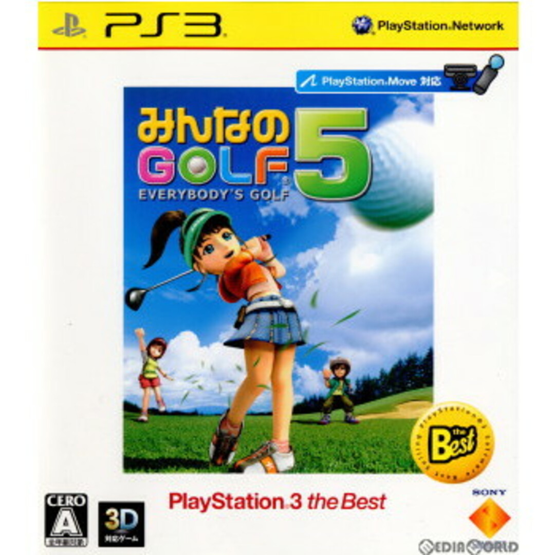 PlayStation(プレイステーション)のPS3 ソフト PlayStation Move みんなのGOLF 5(プレイステーション ムーヴ みんなのゴルフ 5) ビギナーズパック ソニー・コンピュータエンタテインメント エンタメ/ホビーのゲームソフト/ゲーム機本体(家庭用ゲームソフト)の商品写真