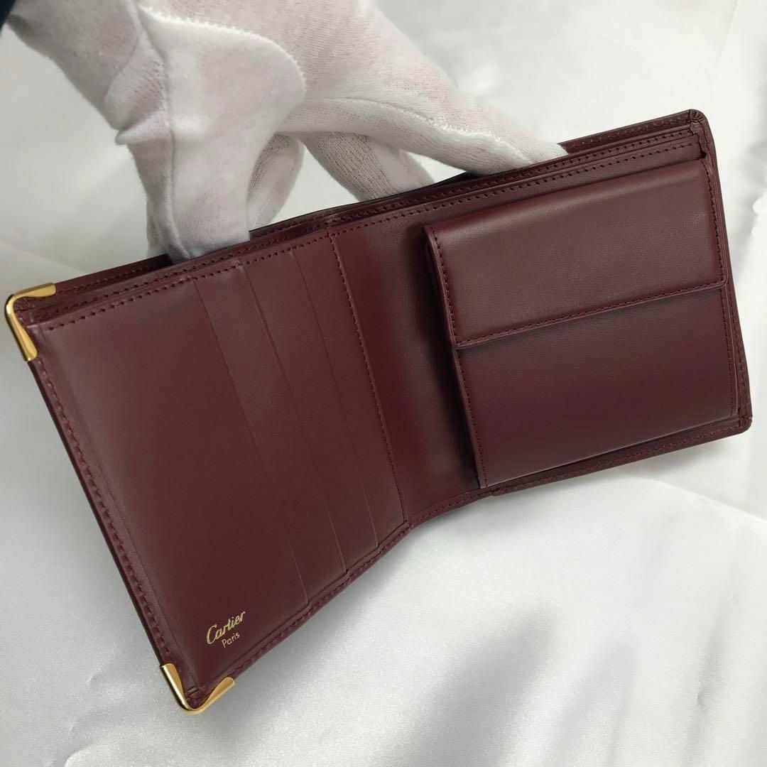 Cartier - ☆未使用☆カルティエ 二つ折り財布 マストライン Cartier - ☆未使用☆カルティエ 二つ折り財布 マストライン