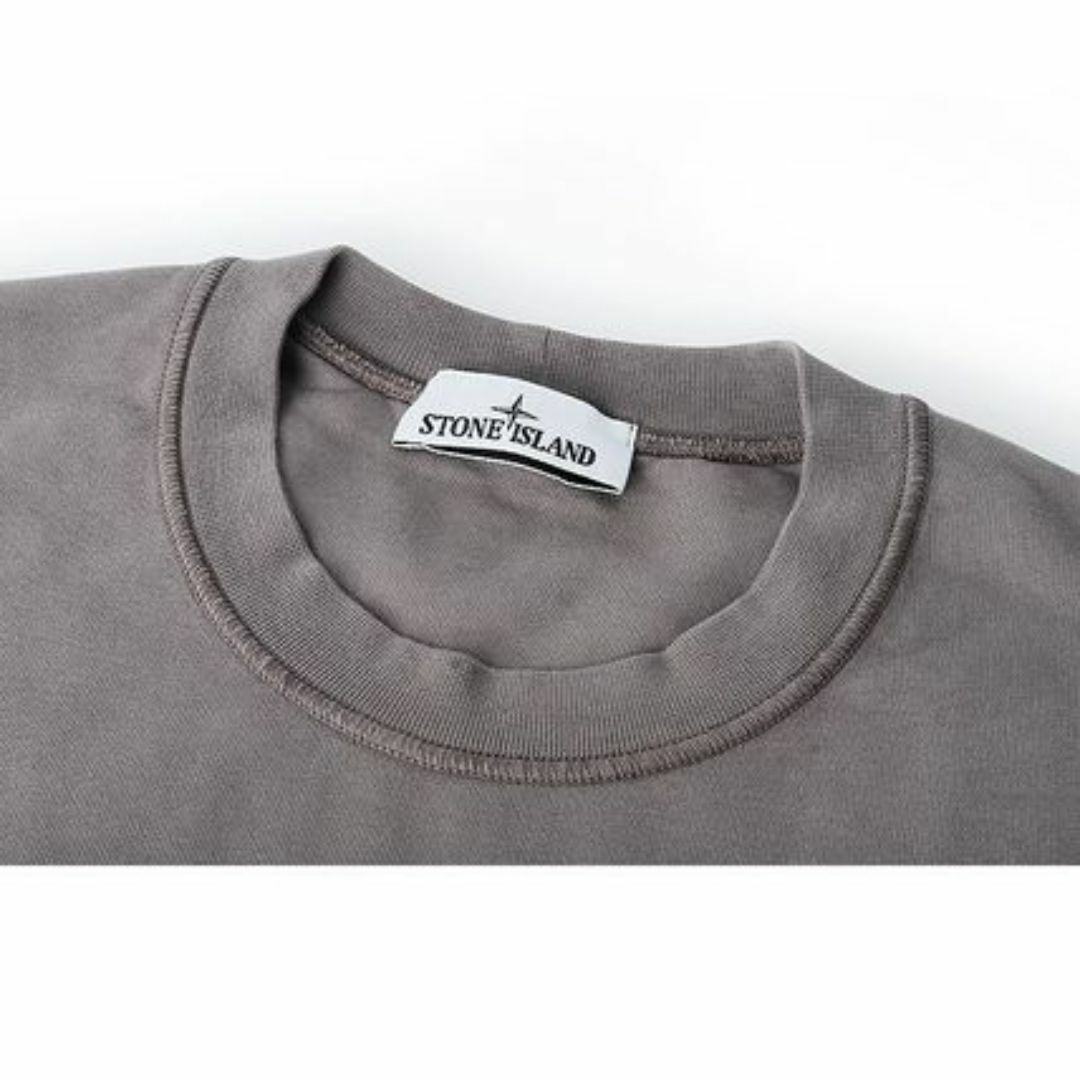 STONE ISLAND - <STONE ISLAND> コットン クルーネック STONE ISLAND - <STONE ISLAND> コットン クルーネック