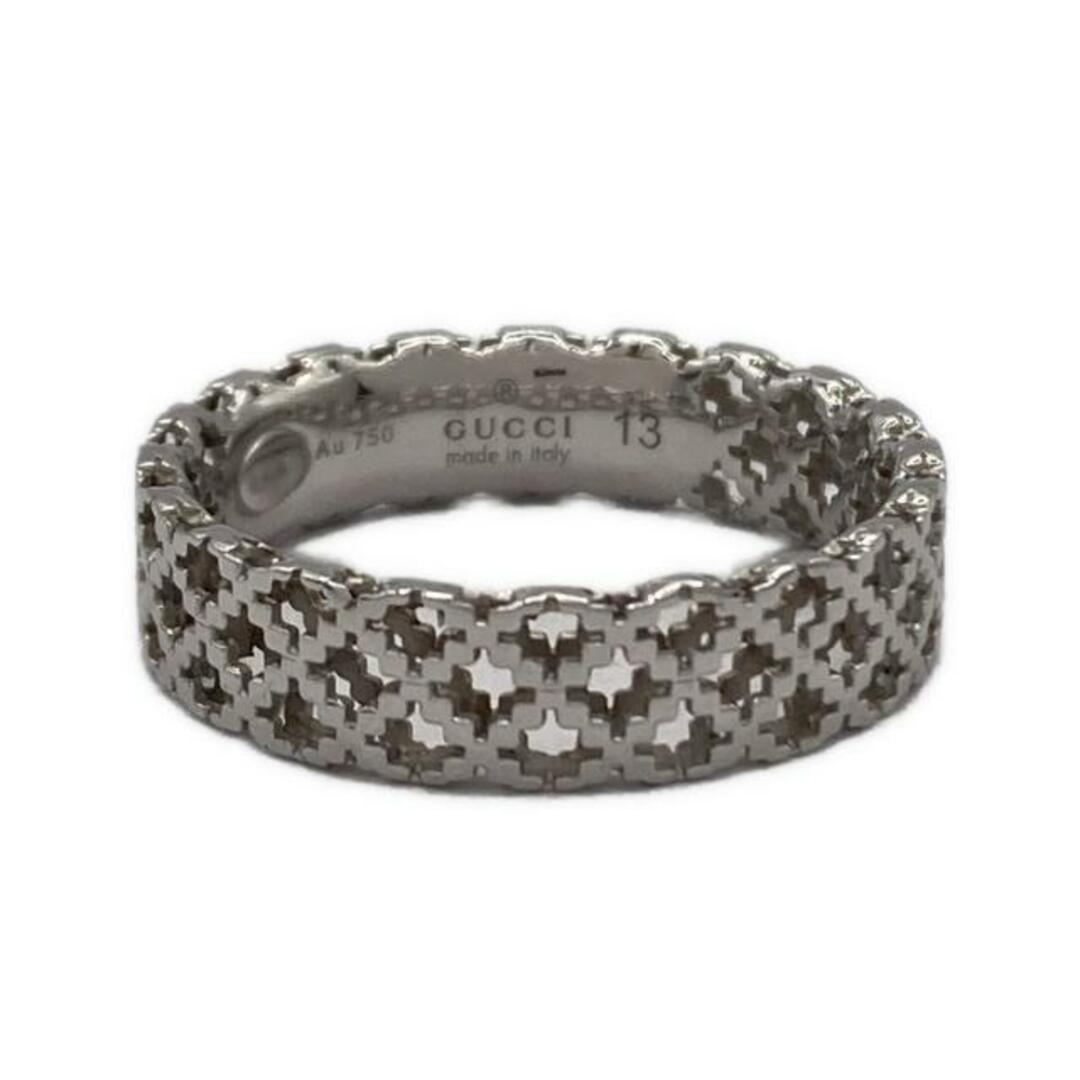 アメリカ通販ファッション GUCCI - GUCCI(グッチ) リング 13美品 ディアマンティッシマ ホワイトゴールド