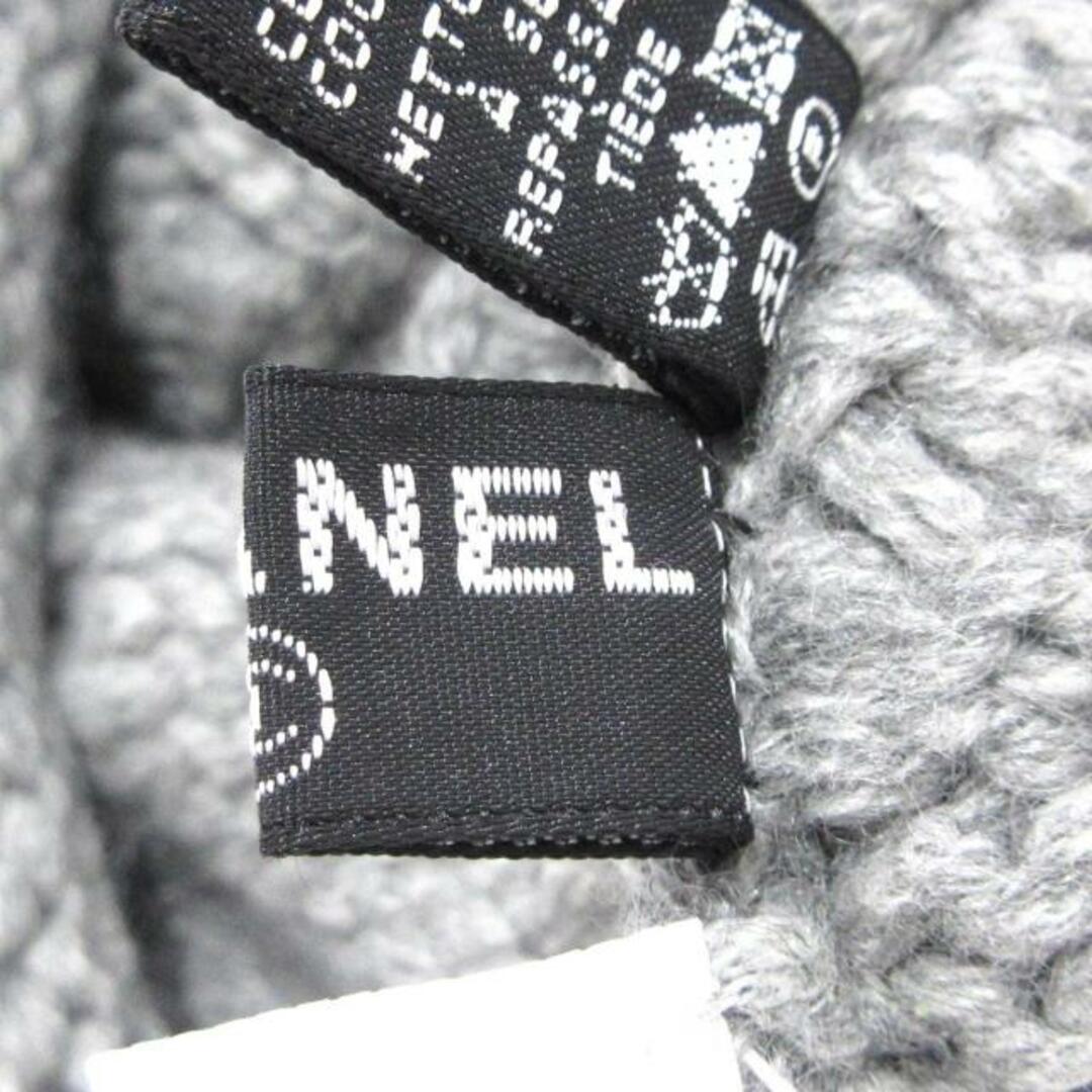 CHANEL - CHANEL(シャネル) ニット帽美品 - グレー ココマーク CHANEL - CHANEL(シャネル) ニット帽美品 - グレー ココマーク