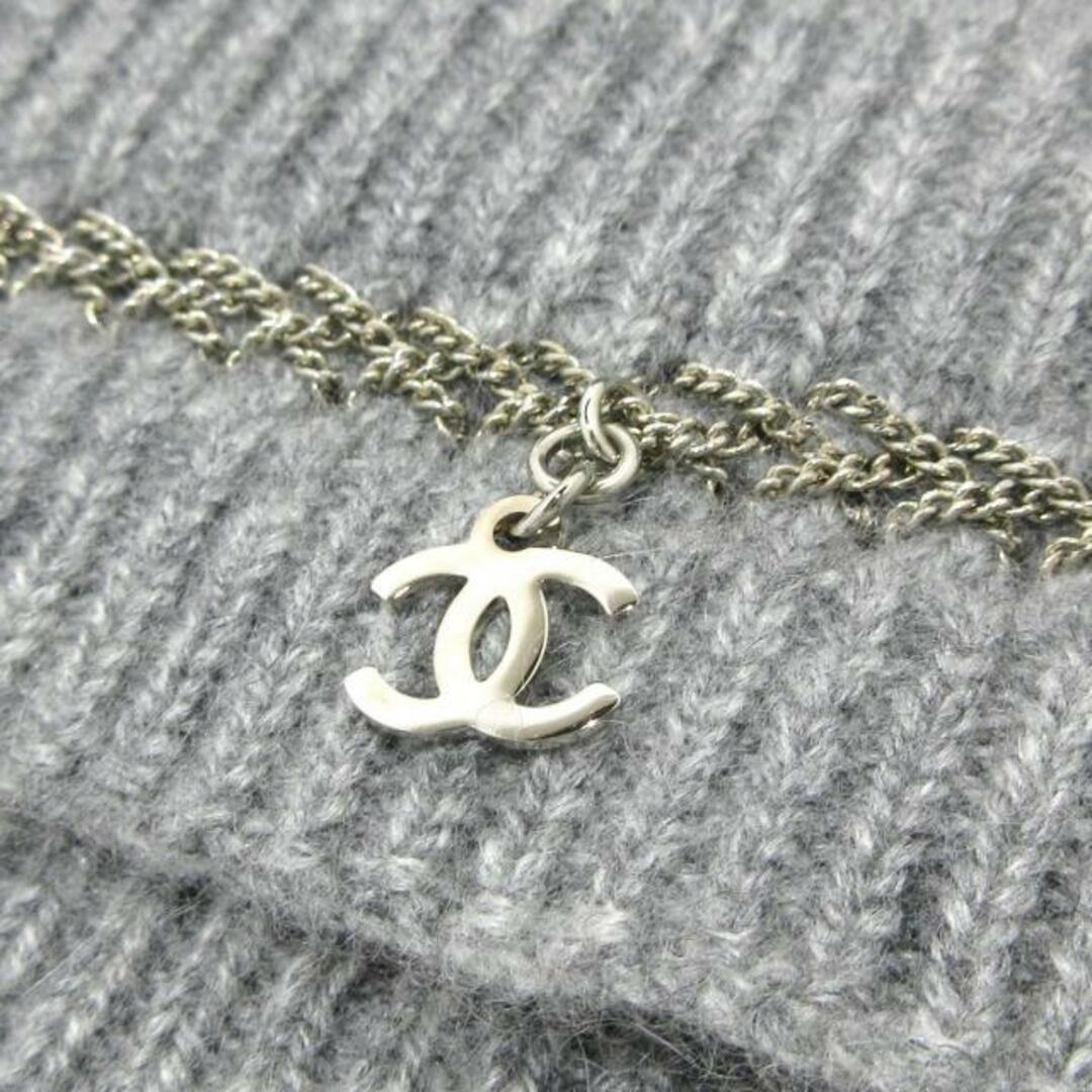 CHANEL - CHANEL(シャネル) マフラー美品 - グレー ココマーク CHANEL - CHANEL(シャネル) マフラー美品 - グレー ココマーク