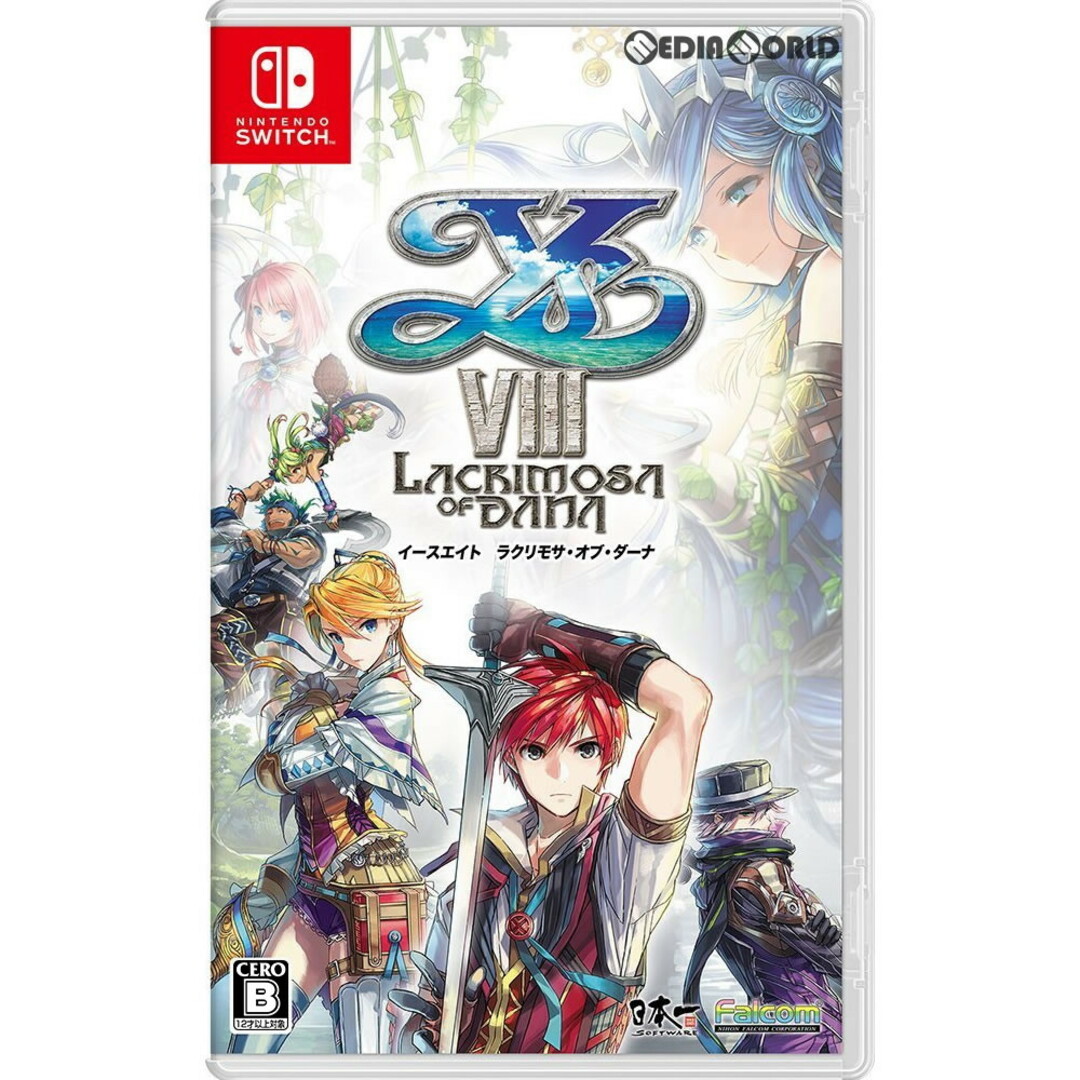Nintendo Switch スイッチ ソフト イースVIII -Lacrimosa of DANA-(Ys8 ラクリモサ・オブ・ダーナ) 日本一 ソフト ウェア エンタメ/ホビーのゲームソフト/ゲーム機本体(家庭用ゲームソフト)の商品写真