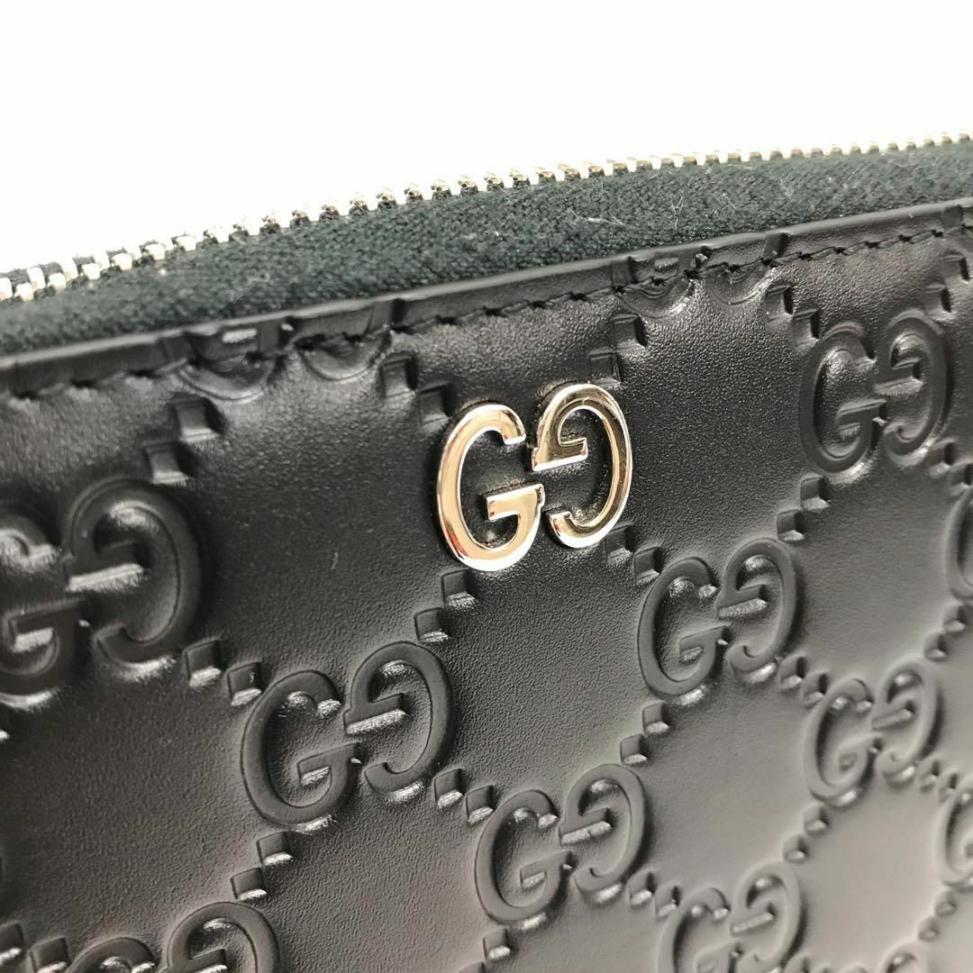 GUCCI - ☆美品☆GUCCI シマレザー 478928 ラウンドファスナー長 GUCCI - ☆美品☆GUCCI シマレザー 478928 ラウンドファスナー長
